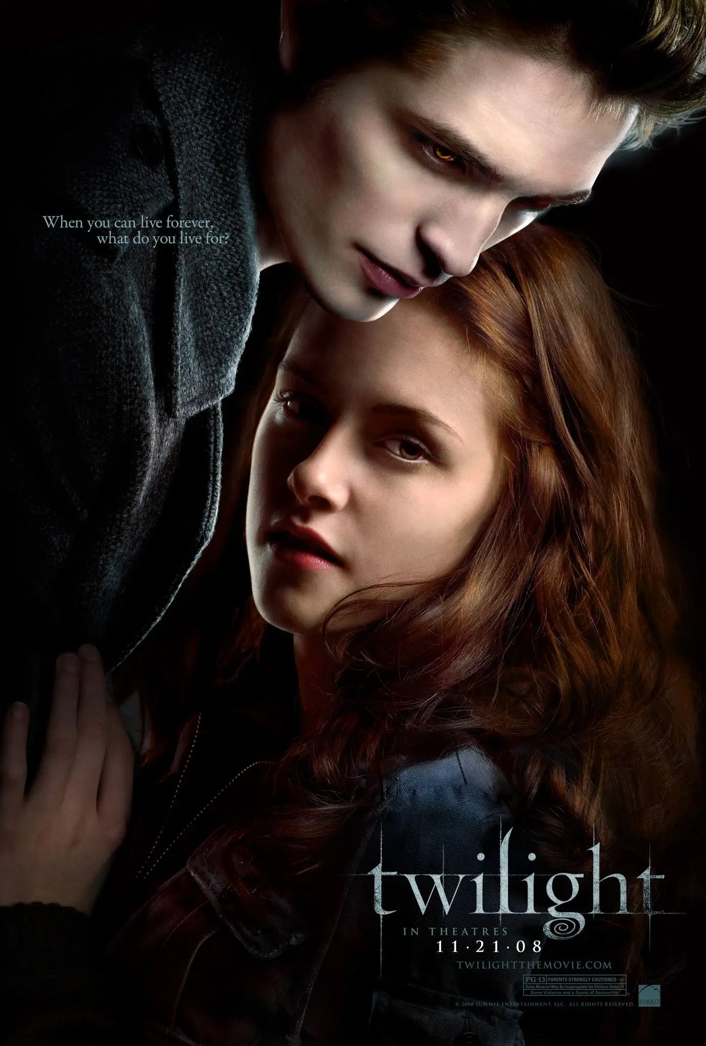 Classic Movie Twilight Poster Edward Bella Canvas Painting Prints Wall Art Picture Film Room Home Bar Cafe Decor Mural
