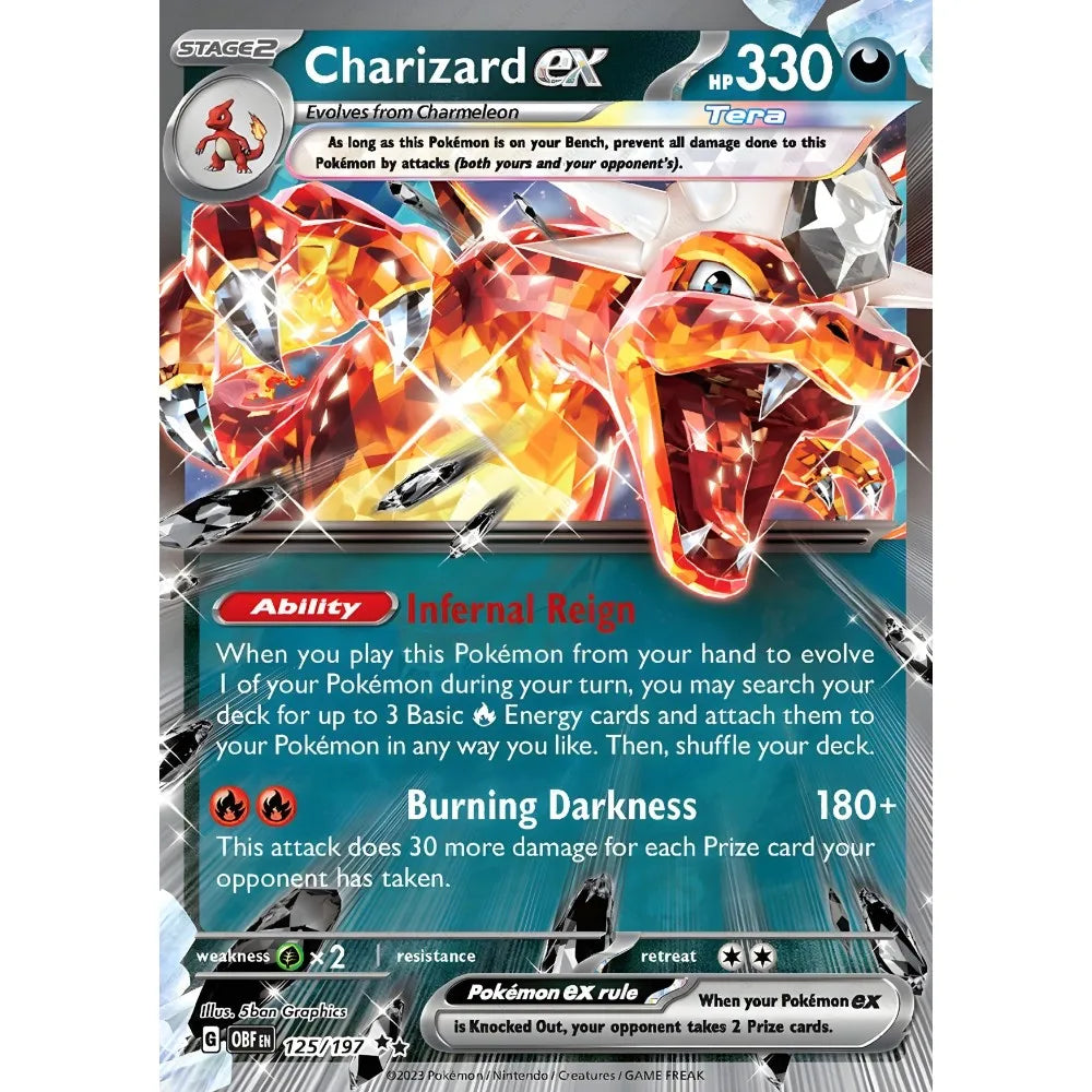 Japanese Anime Rare Charizard Cartoon Card Poster Sticky Wall Art Printing Waterproof Home Living Bed Room Bar Aesthetic Decor