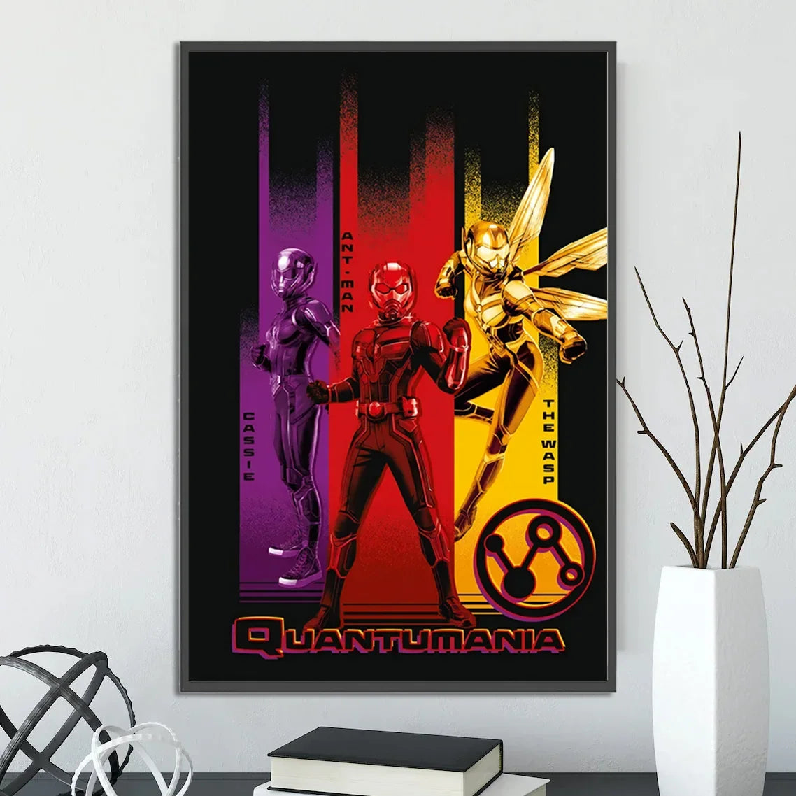 I-Iron Man M-Marvel Movie Poster Self-adhesive Wallpaper Figures Home Decoration Painting Wall T-Thor Art Bedroom Cartoons Decor
