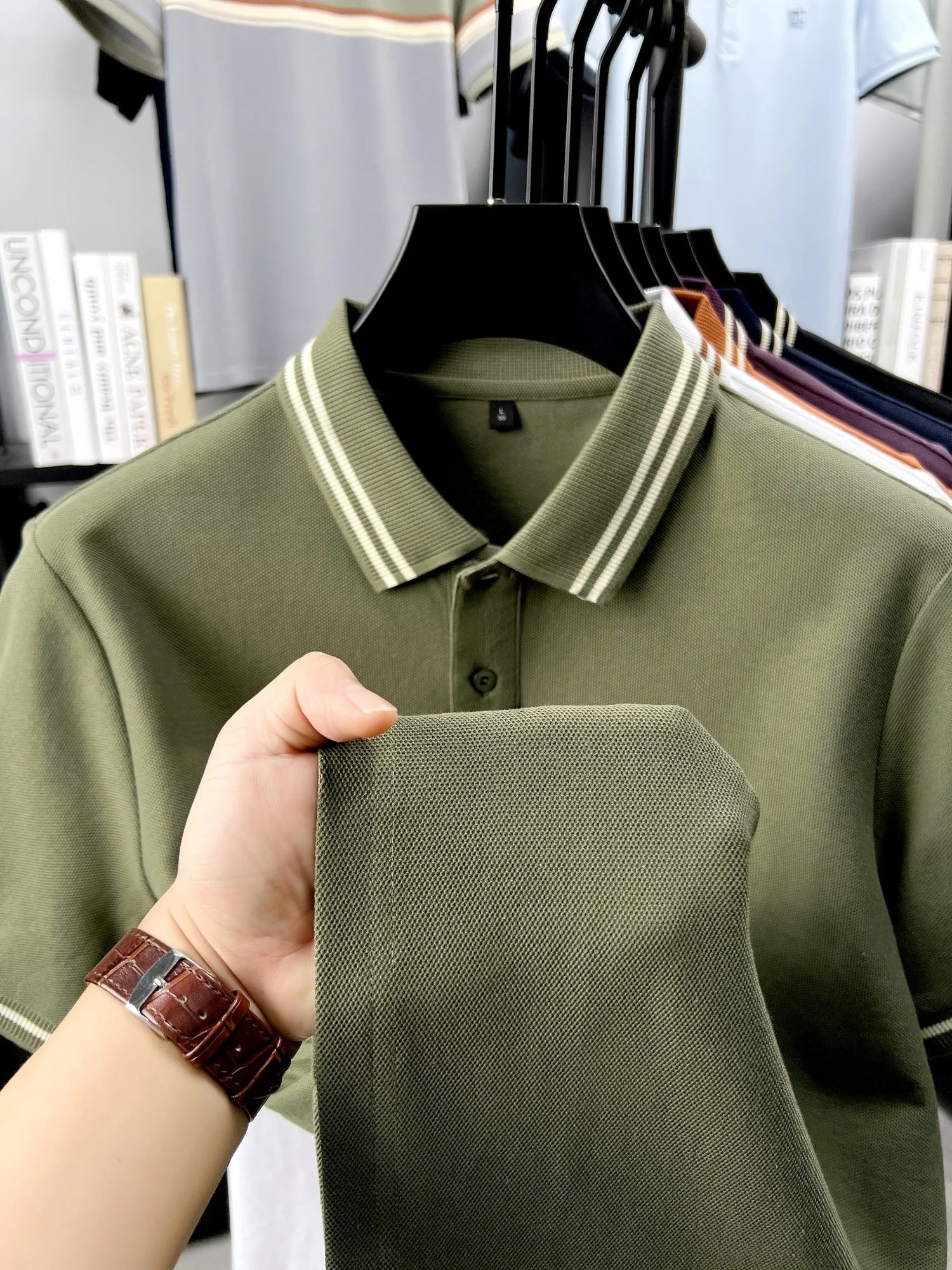 100% pure cotton summer mens custom relief design short sleeve new fashion hot selling polo shirt breathable comfort T-shirt top