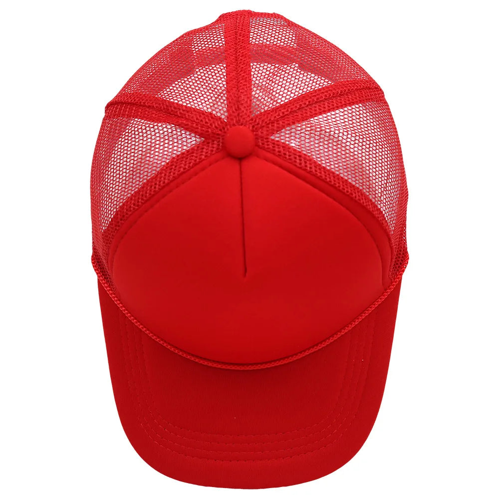 Customized Logo Summer Baseball Caps Men Mesh 5 Panel Cheaper Trucker Hats Outdoor Sport Snapback Caps Women Sun Dad Hat Gorras