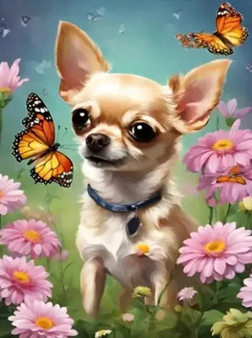 Diamond Art Painting Dog Animal 30X40cm Full Round Drill Picture Of Rhinestones Embroidery Wall Decor Cross Stitch