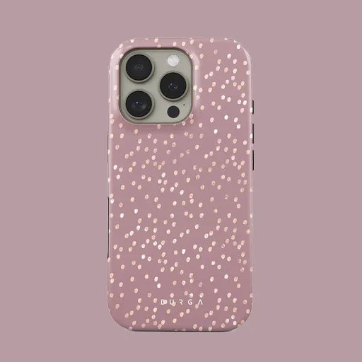 Pink Highlights INS BURGA Phone Case for iPhone 16 15 14 13 12 11 X XS XR XSMAX 7 8 Pro Max Plus Luxury Double-layer Back Cover