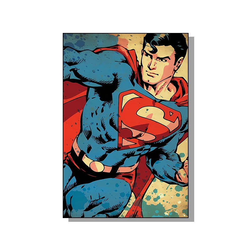 HOT Toys Spider Man Canvas Poster Marvel Hero Decor Iron Man Batman Hulk Mural Modern Home Decoration Gift