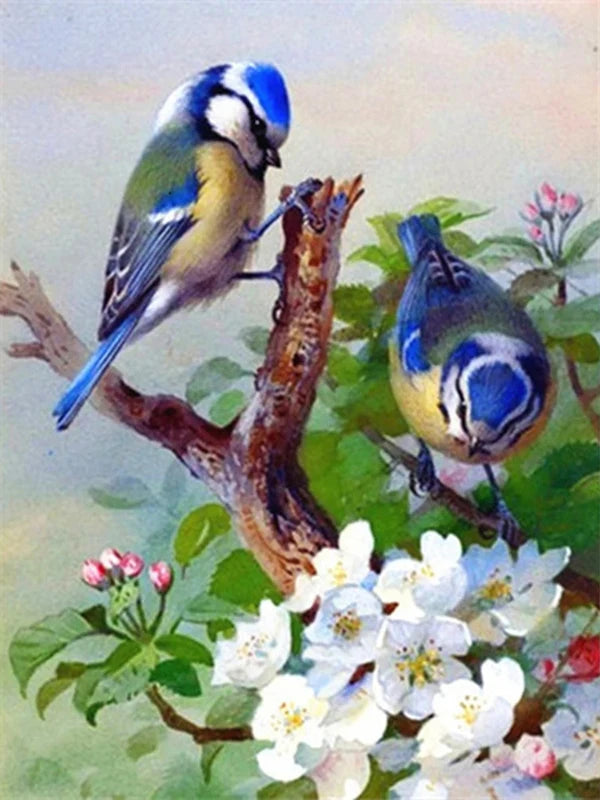 The Bird On The Branch Personality DIY Full Drill Diamond Decorative Painting