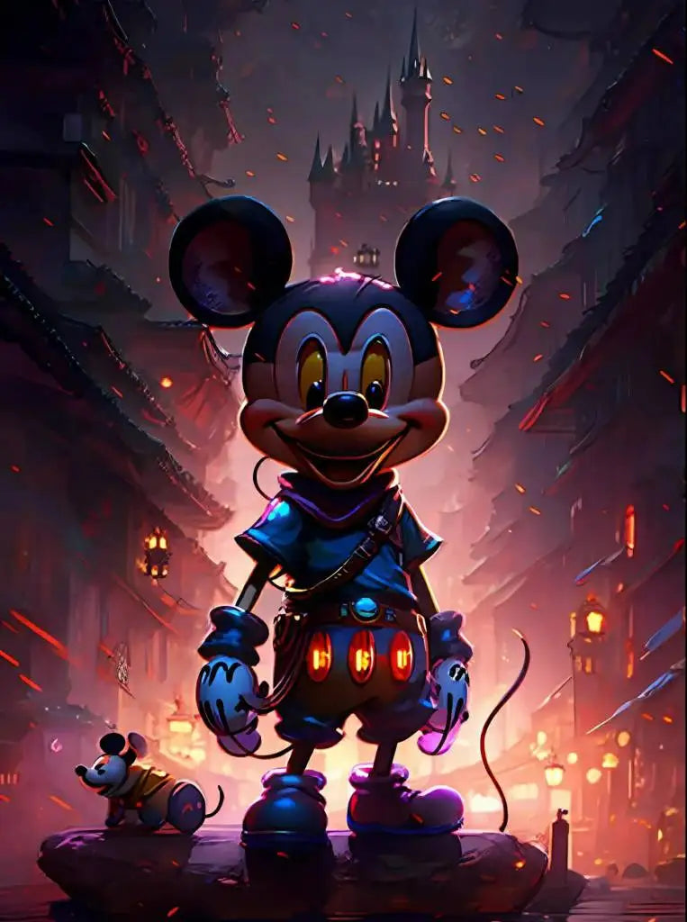 Gothic Disney Mickey Mouse Full Sale Element Drawing Offers 5d Art Stitch Mosaic Diamond Painting Wall Bathroom House Decoration