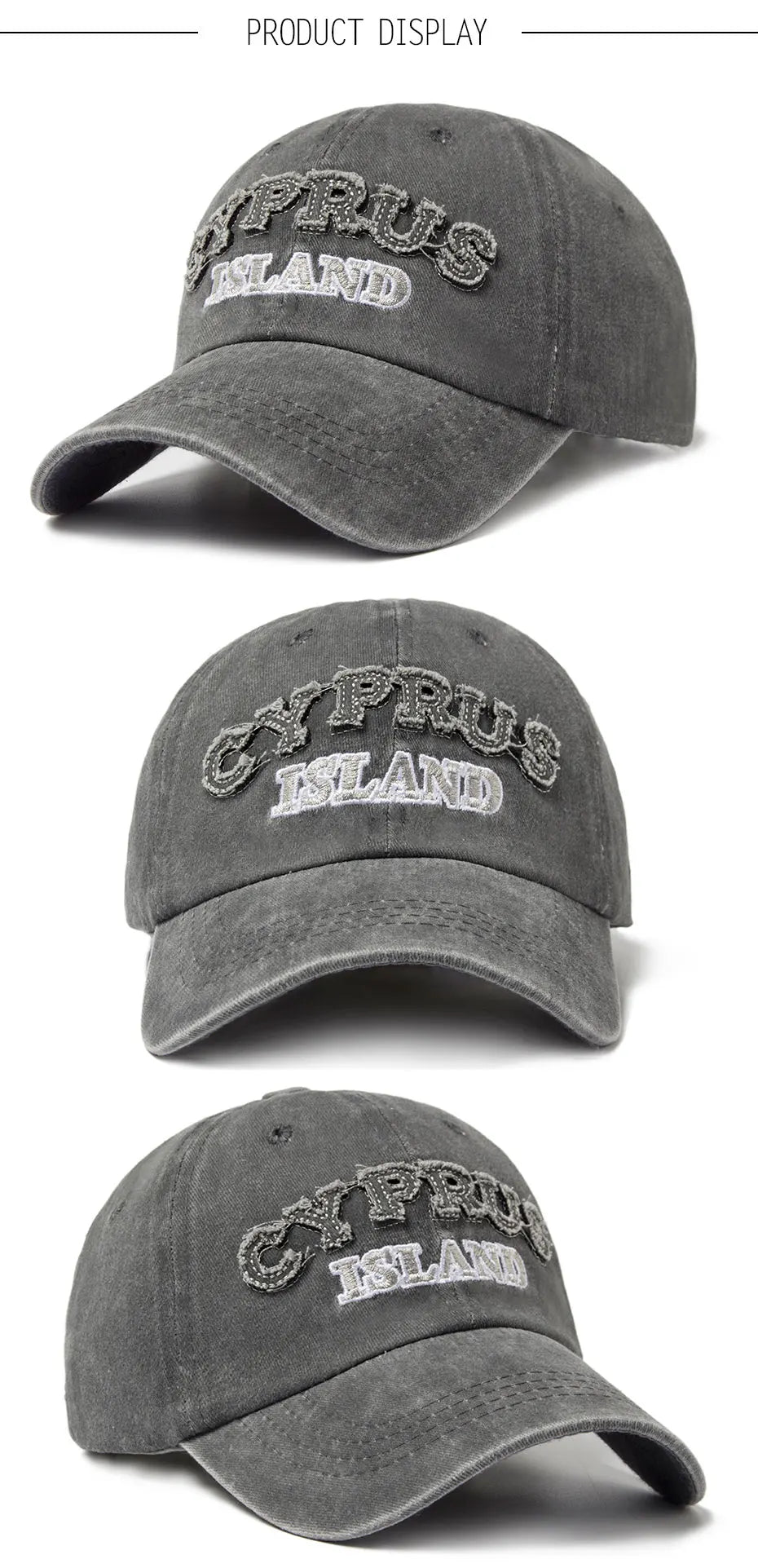 CNTANG Washing Retro Style Baseball Cap For Men Casual Cotton Letter Embroidery Women's Cap Summer Outdoor Sports Sun Visor Hat
