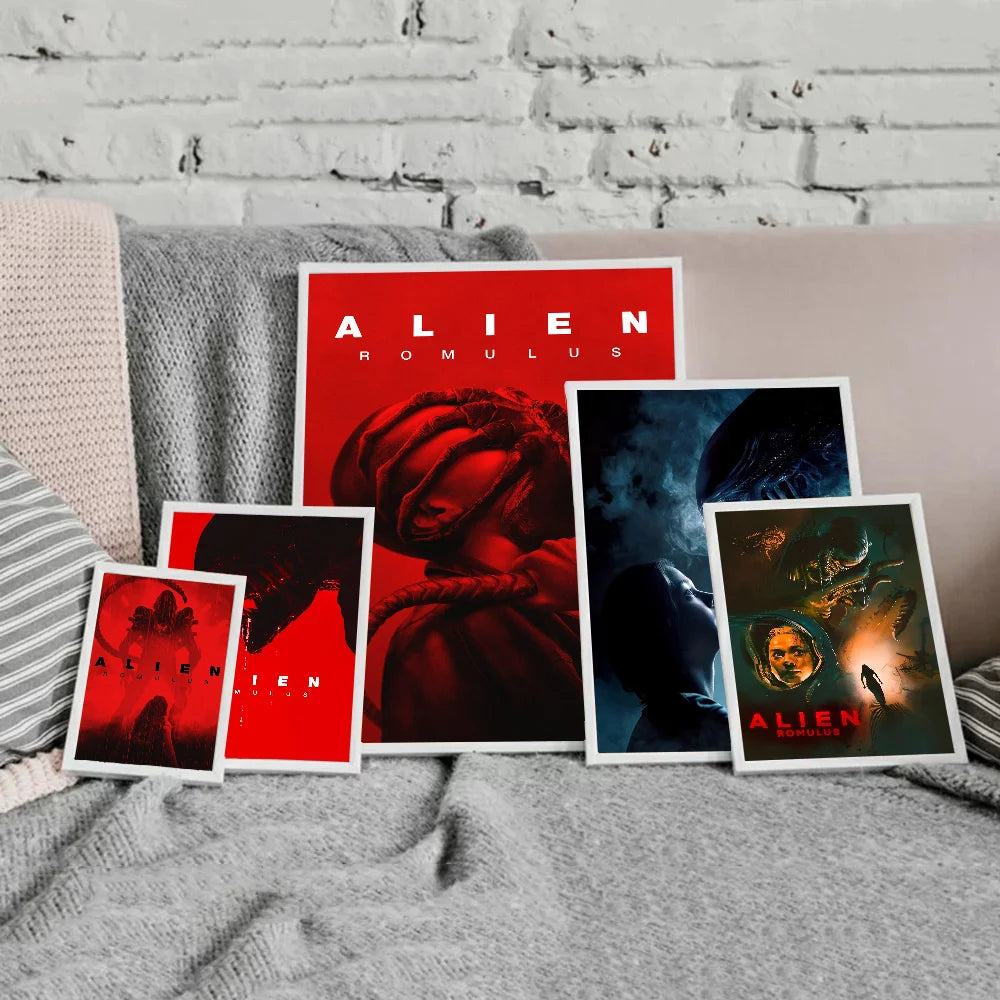 Movie a-Alien Romulus Anime Posters Sticky Whitepaper Prints Posters Artwork Kawaii Room Decor