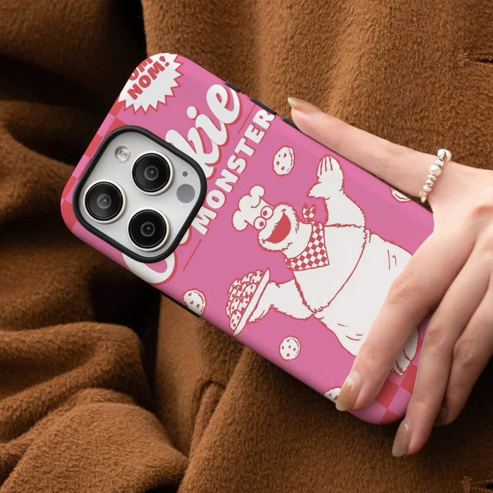 S-Sesame S-Street Phone Case Phone Case Film shell For iPhone 16 15 14 13 12 11 Pro Max Plus