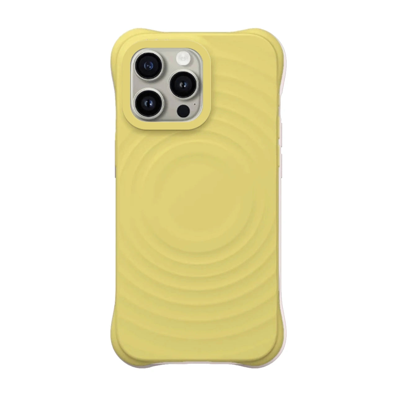 Wave Solid Color Silicone Phone Case With MagSafe For iPhone 16 15 14 13 Pro Max Plus Simple Celebrity Same Style Phone Case