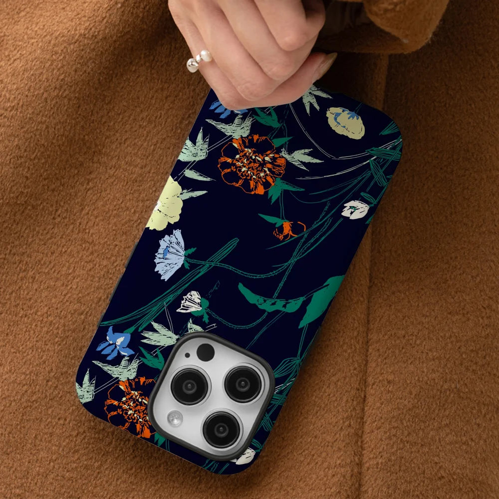 watercolor flowers Phone Case Phone Case Film shell For iPhone 16 15 14 13 12 11 Pro Max Plus