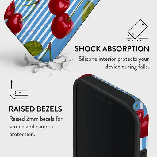 Sweet Moment BURGA Phone Case for iPhone 16 15 14 13 12 11 X XS XR XSMAX 7 8 Pro Max Plus Luxury Double-layer Back Cover