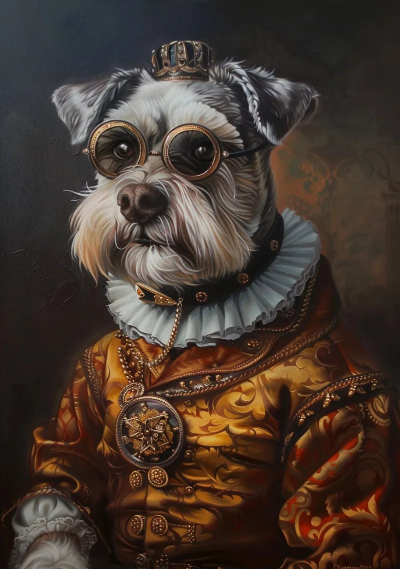 Animal Pet French Bull Dog Giraffe Cat Dog Portrait Poster Print Wall Art Pictures Canvas Painting Living Room Home Decor Gift
