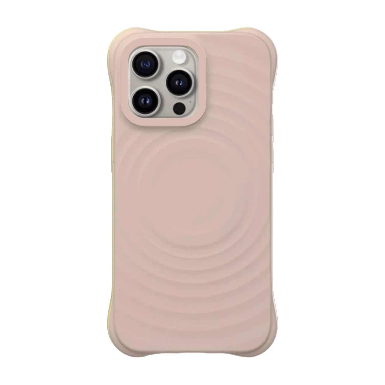 Wave Solid Color Silicone Phone Case With MagSafe For iPhone 16 15 14 13 Pro Max Plus Simple Celebrity Same Style Phone Case