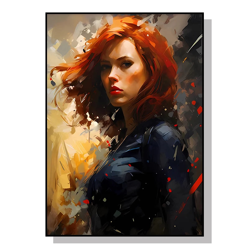 Marvel Movie Canvas Art Poster Anime Super Hero SpiderMan Iron Man Canvas Painting Home Wall Decor Prints and Children's Gifts