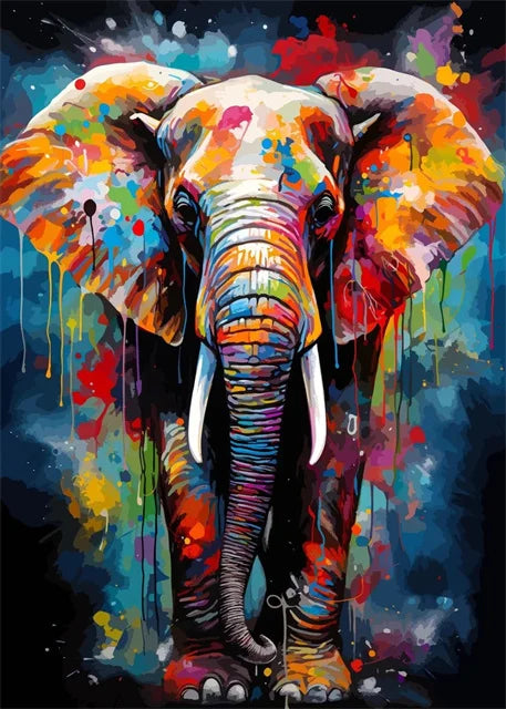 Watercolor Animals Canvas Paintings Rhino Cat Owl Panda Lion Tiger Wild Animals Grafffiti Art Posters Prints Home Decor Wall Art