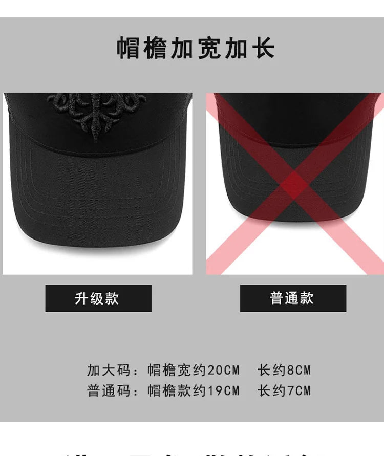 Mesh Trucker Cap Women Summer Sun Caps High and Large Snapback Hat Big Head Men Oversize Baseball Hats 56-60cm 60-65cm