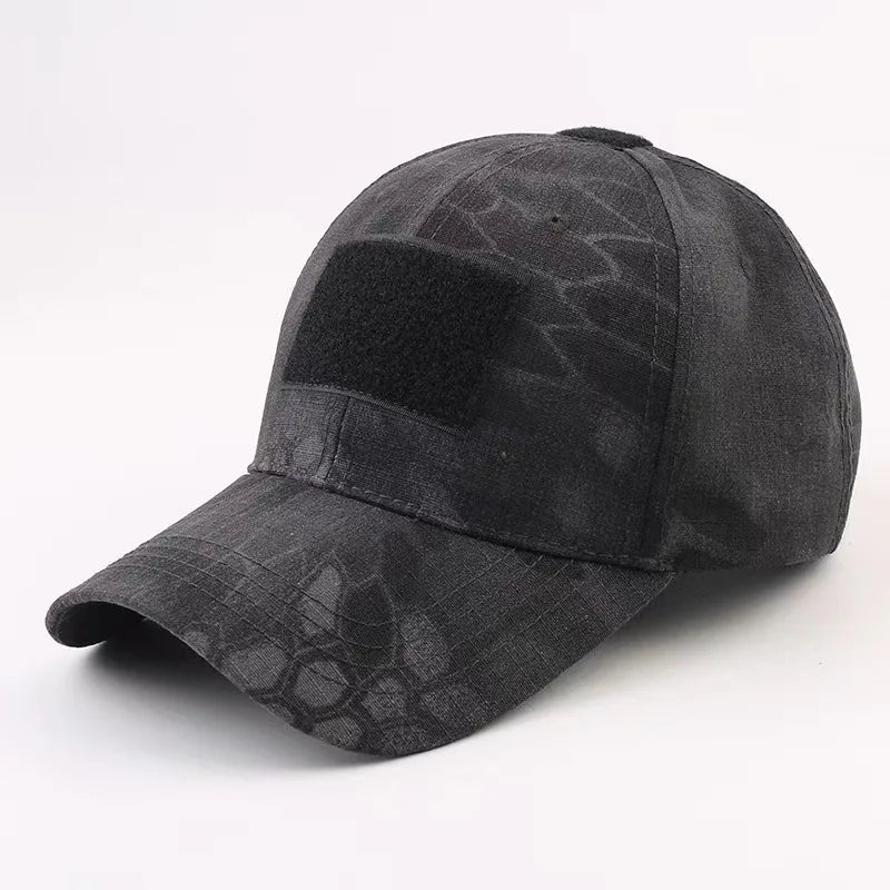 Outdoor camouflage hat Baseball hat Hunting hat Sports hat Bicycle hat Men Women Adult hat Duck tongue hat with curved brim