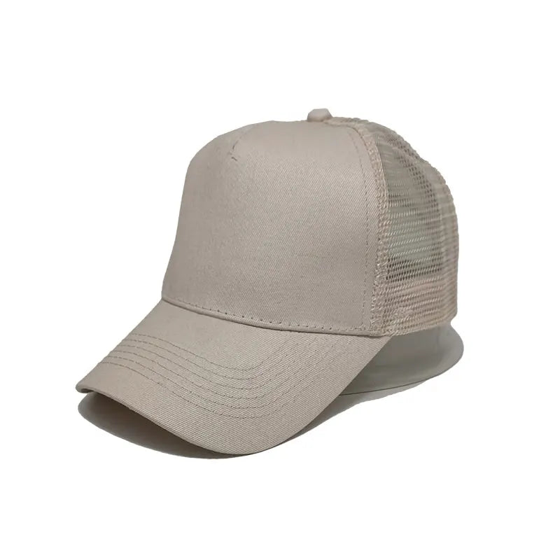 Wholesale Hat Men's Baseball Caps Unisex Casual Decorative Travel Hats Adult Tennis Caps Mesh Hats Custom Embroidery Print Logo