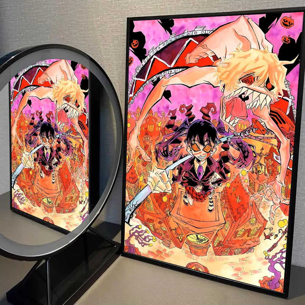 1PC Classic Anime Soul Eater Poster Self-adhesive Art Waterproof Paper Sticker Coffee House Bar Room Wall Decor