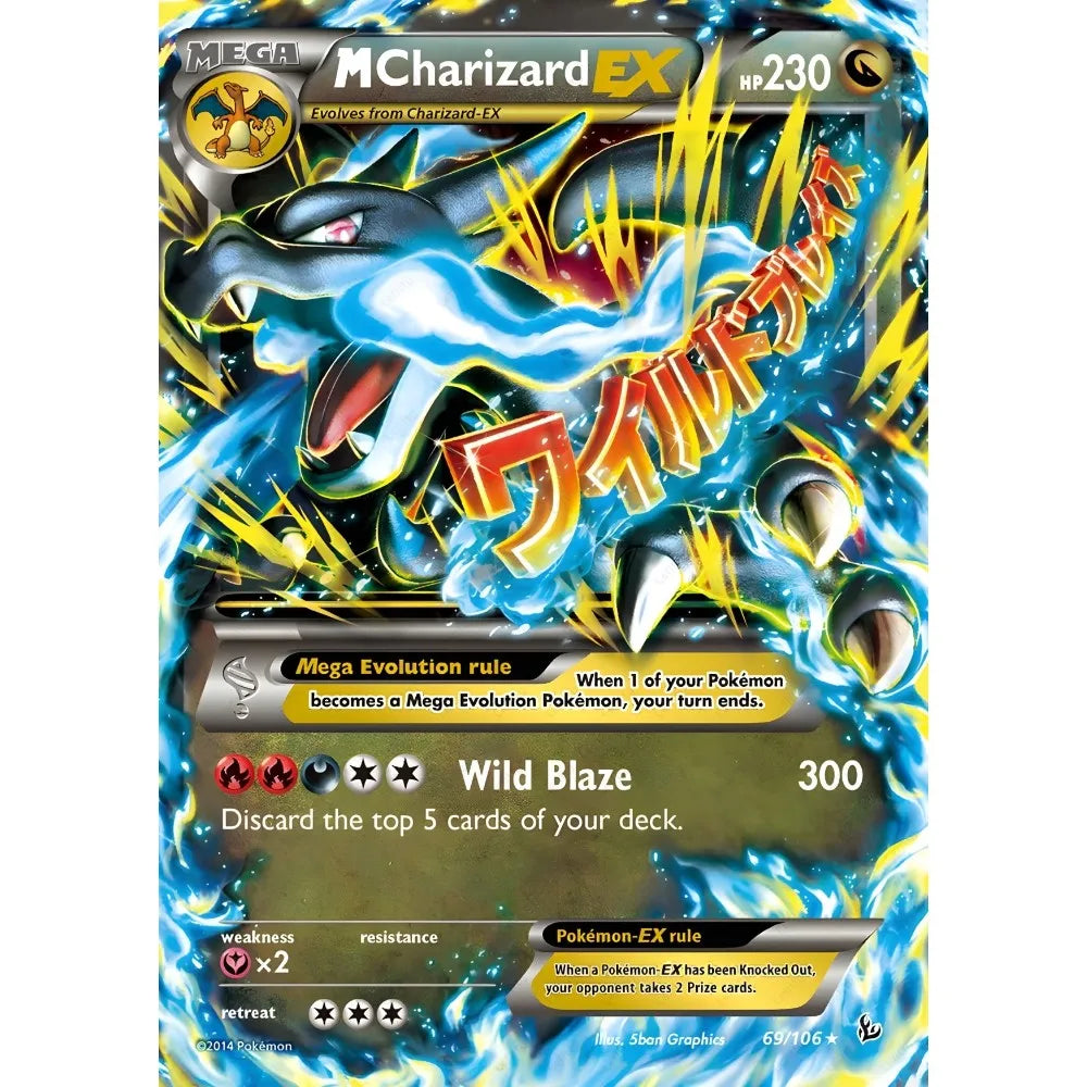 Japanese Anime Rare Charizard Cartoon Card Poster Sticky Wall Art Printing Waterproof Home Living Bed Room Bar Aesthetic Decor