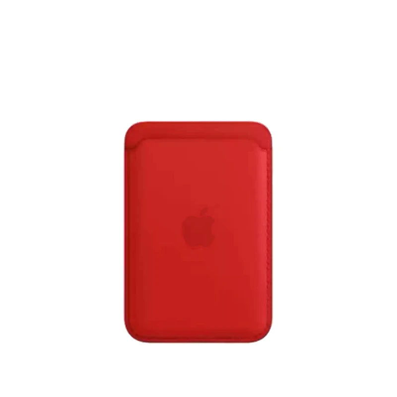 Luxury Original Apple Magsafe Leather wallet Case For iPhone 13 12 14 15 16 Pro Max S24 Card Holder Phone Bag Cover Accessories