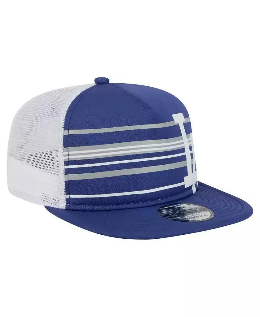 New Era | Men's Royal Los Angeles Dodgers 9FIFTY A-Frame Trucker Snapback Hat