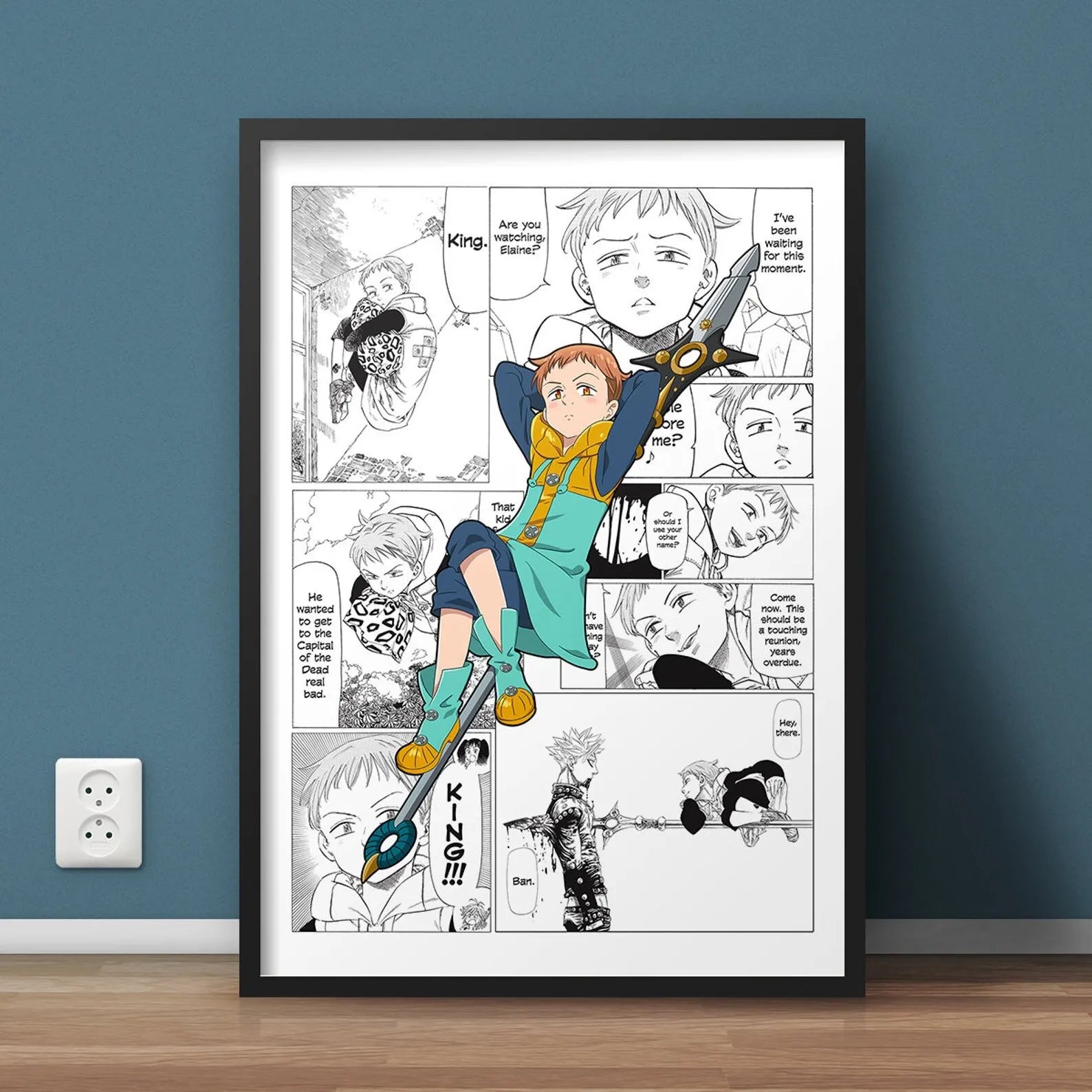 My Hero Academia Canvas Poster Anime Wall Art for Living Kids Room Decor