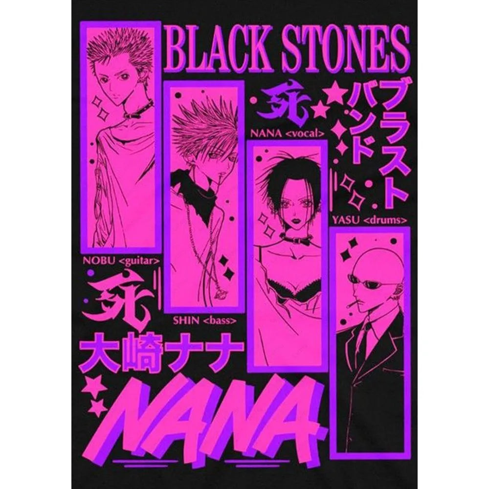 Anime Nana Osaki Line Poster Sticky Wall Art Printing Waterproof Home Living Bed Room Bar Aesthetic Decor