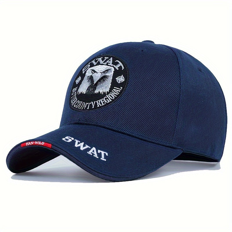1pc Men's Eagle Embroidered Baseball Cap,