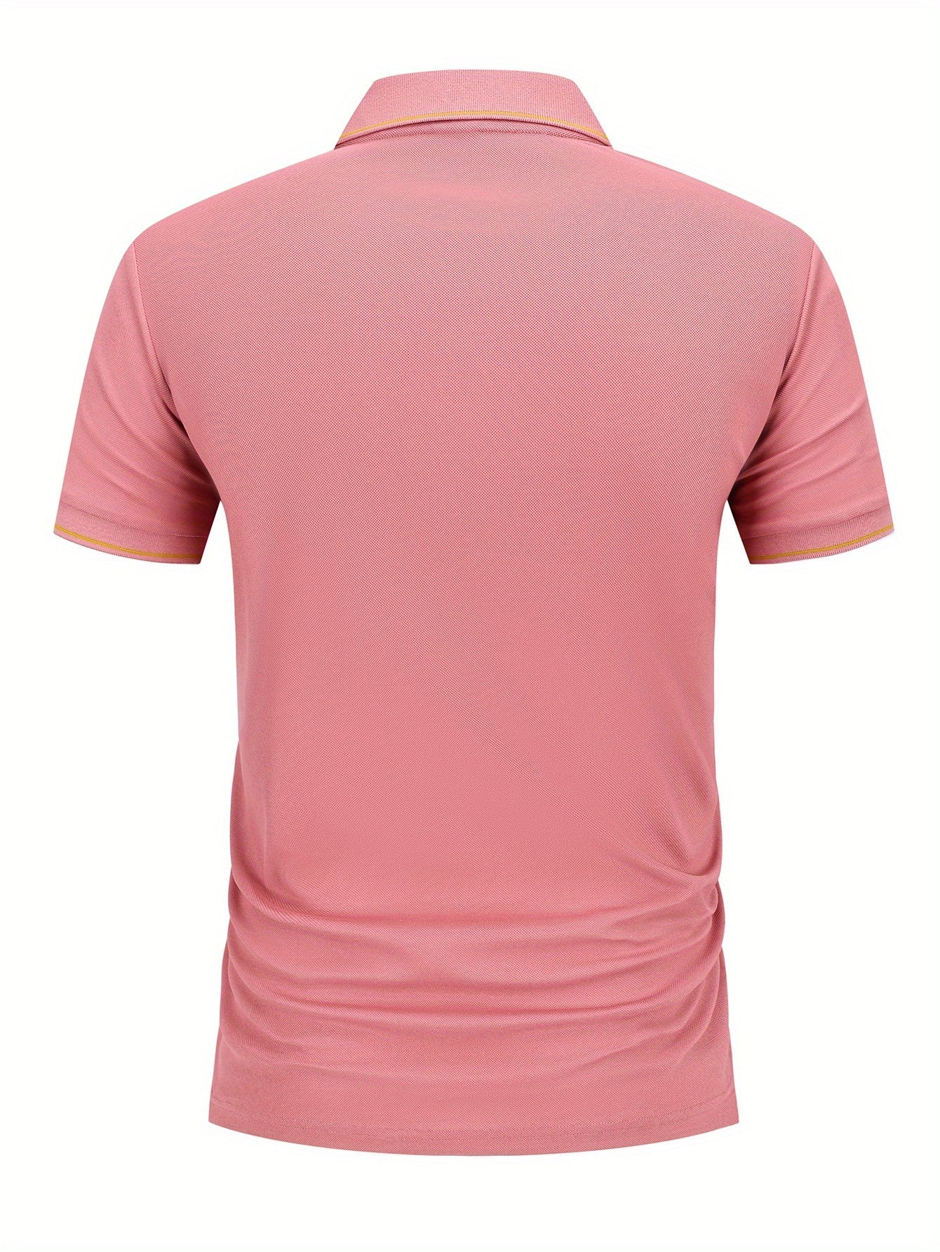 Rabbit Symbol Men'S Summer Short Sleeved Polo Shirt with Small Logo Pattern, High-End Feel, Light Business, New Short Sleeved Top, a Must-Have for Summer, Suitable for Sports, Golf, Tennis, Fishing, Leisure Vacation Wear