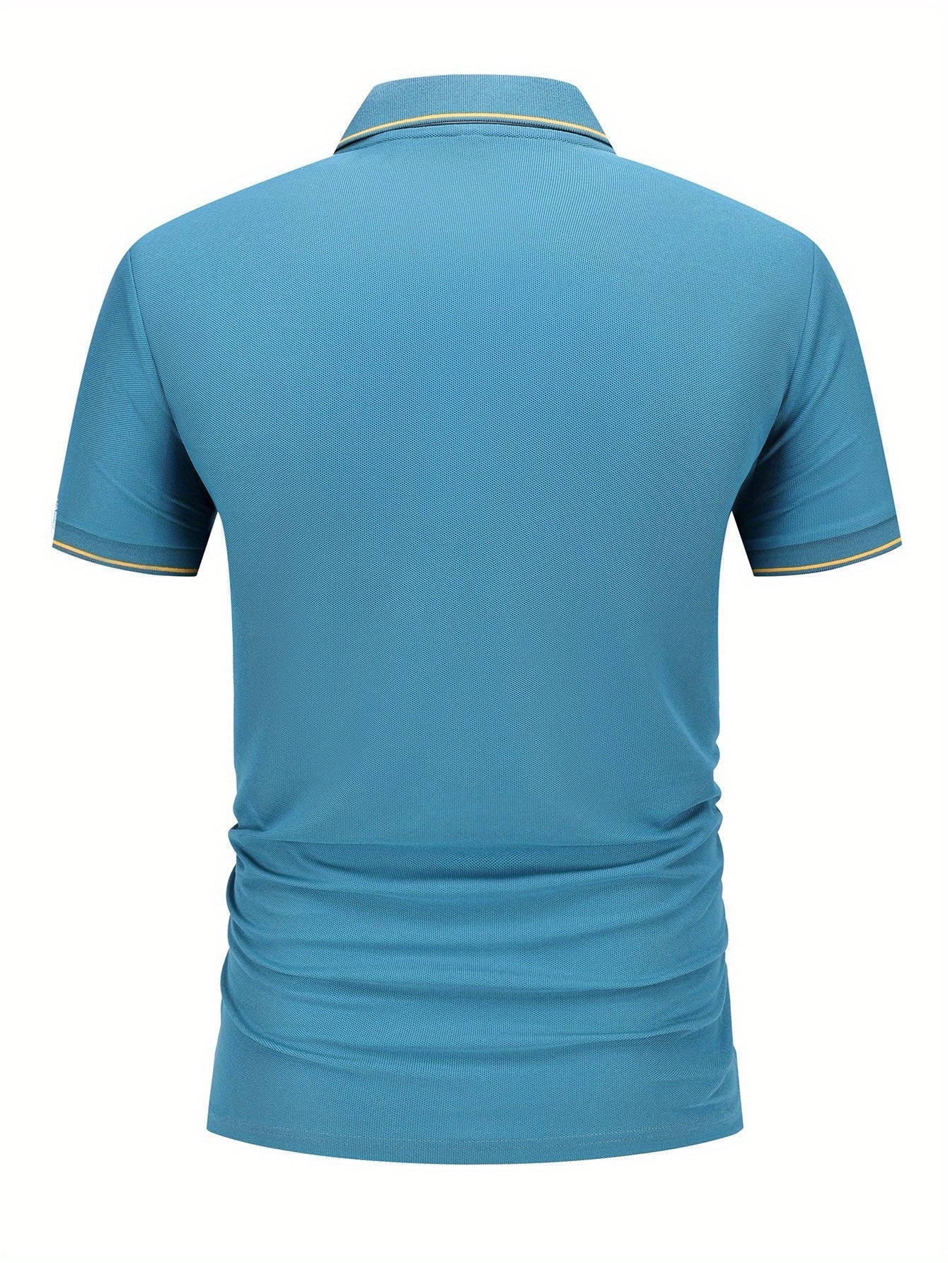 Casual Nature Symbol Men'S Summer Short Sleeved Polo Shirt with Small Logo Pattern, High-End Feel, Light Business, New Short Sleeved Top, a Must-Have for Summer, Suitable for Sports, Golf, Tennis, Fishing, Leisure Vacation We