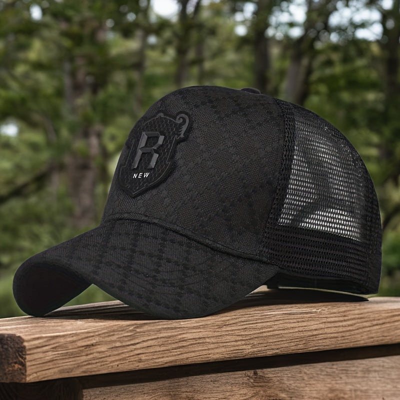 Light Luxury Hat Men's Baseball Hat Fashion Women's Casual Visor Mesh Breathable Trend Cap Truck Driver Hat