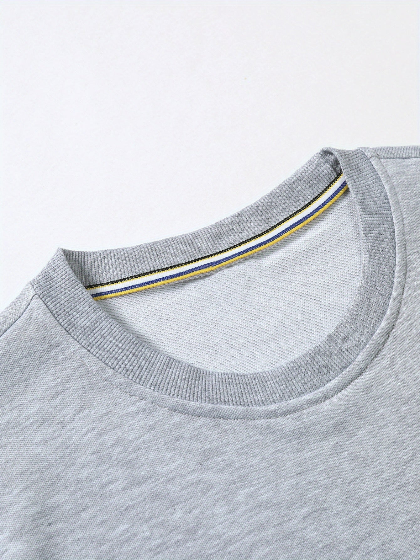 Men'S Casual Round Neck Sweater, Slightly Elastic, Long-Sleeved Bottoming Shirt Sweater Clothes, Men'S And Women'S Same Paragraph, Bastia War College Oversized Sweatshirt The Fourth Pterosaur Double-Sided Printed Pattern Long