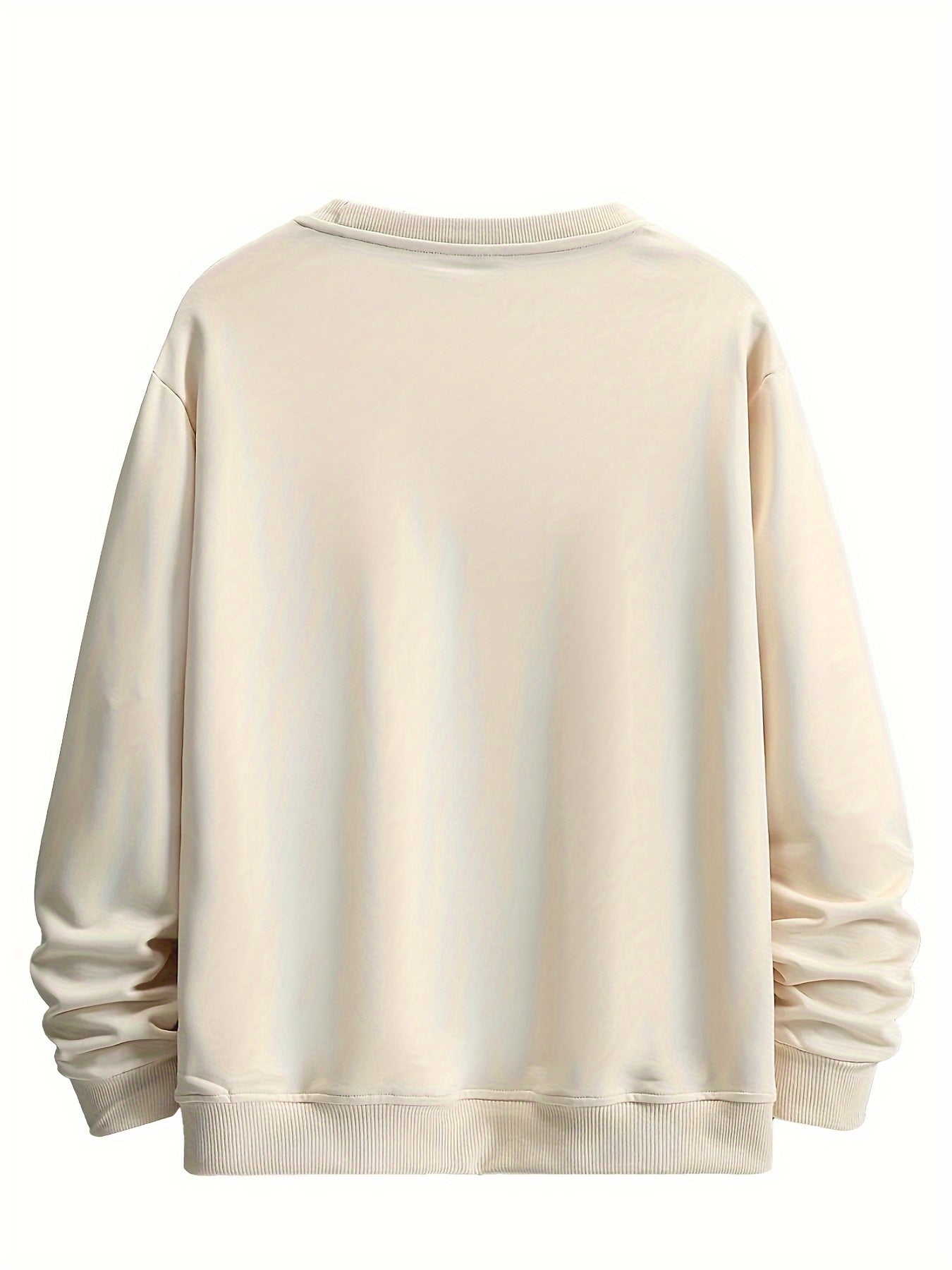 Christmas Vintage Fashion Men's Comfort Sweatshirts - Round Neck Long Sleeve Athleisure Sports Tops - Holiday Gifts