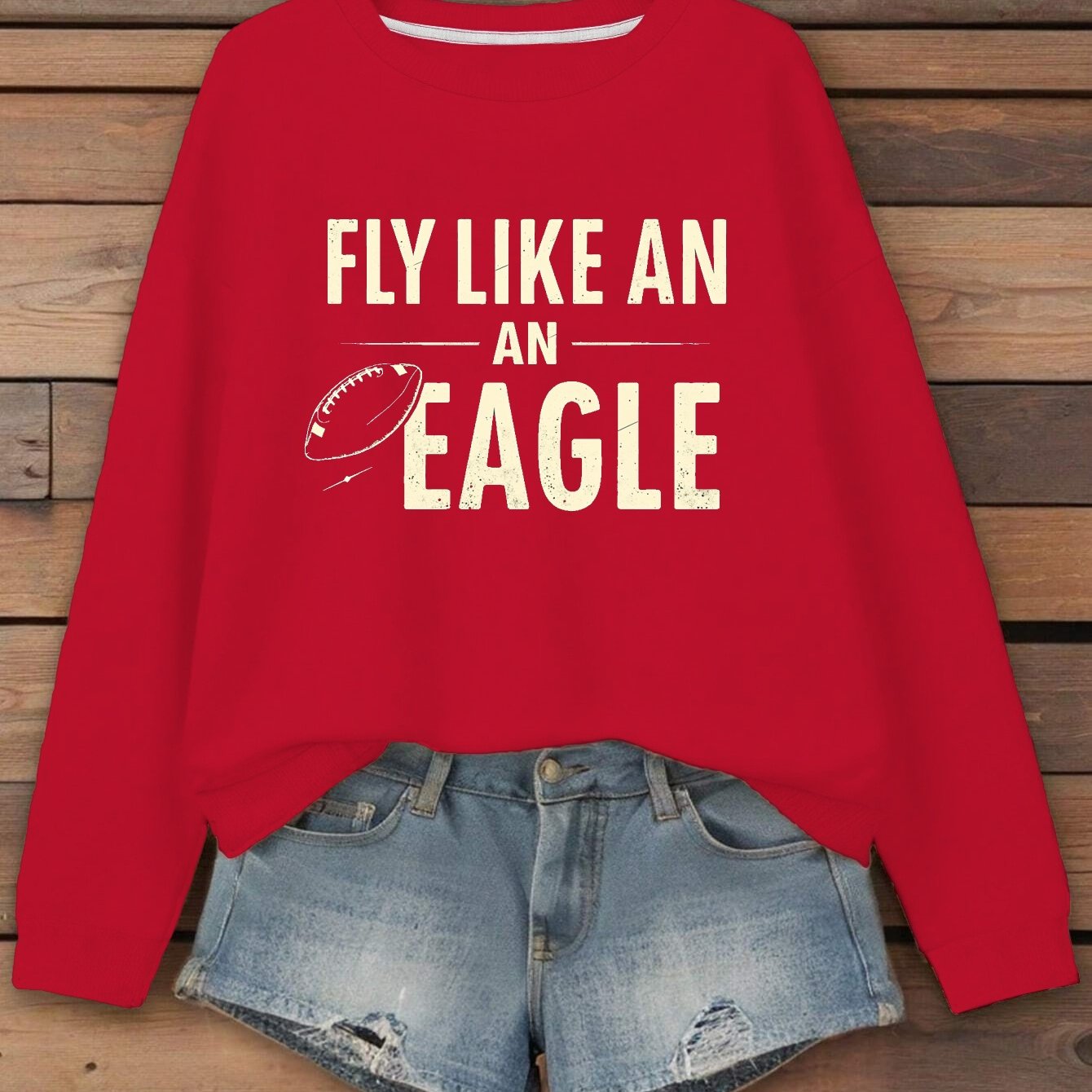 FLY LIKE AN EAGLE women's sweatshirts