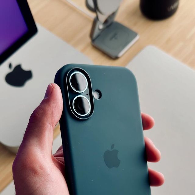 Luxury Original Silicone Apple Lake Green for Phone case 16 14 15 13 12 Pro Max Official Cases Full Cover