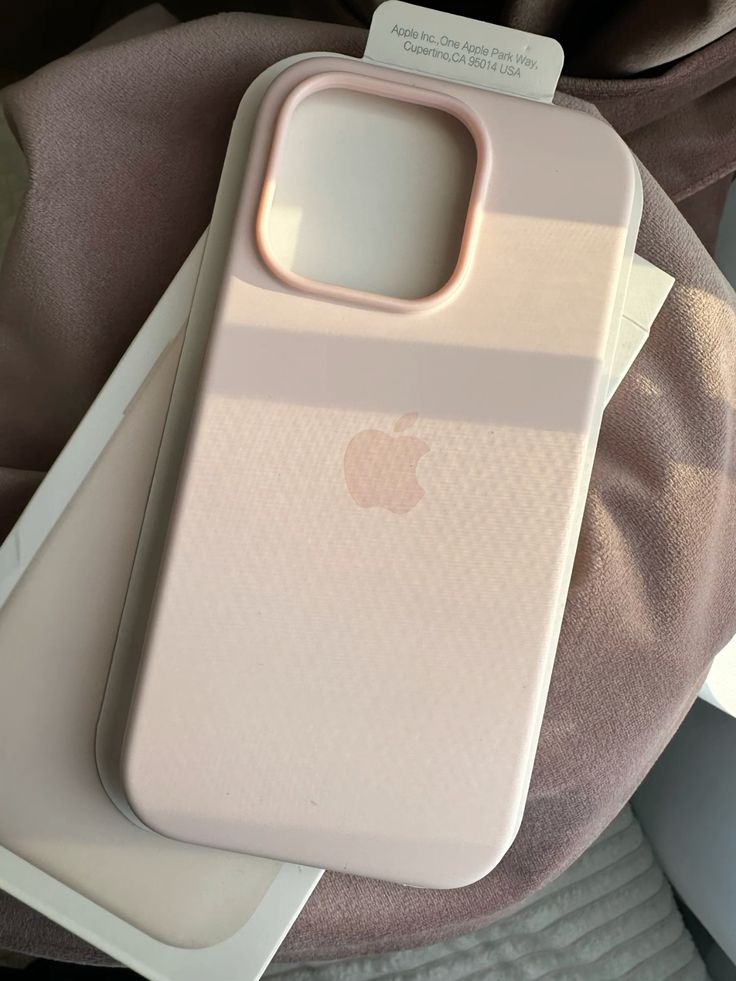 Luxury Original Silicone Apple Light Pink for Phone case 16 14 15 13 12 Pro Max Official Cases Full Cover