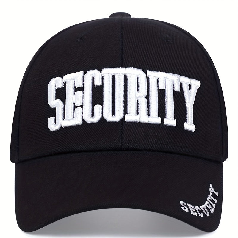 Sun Protection Curved Brim Baseball Cap - Letter Embroidered Hip Hop Sports Hat for Outdoor
