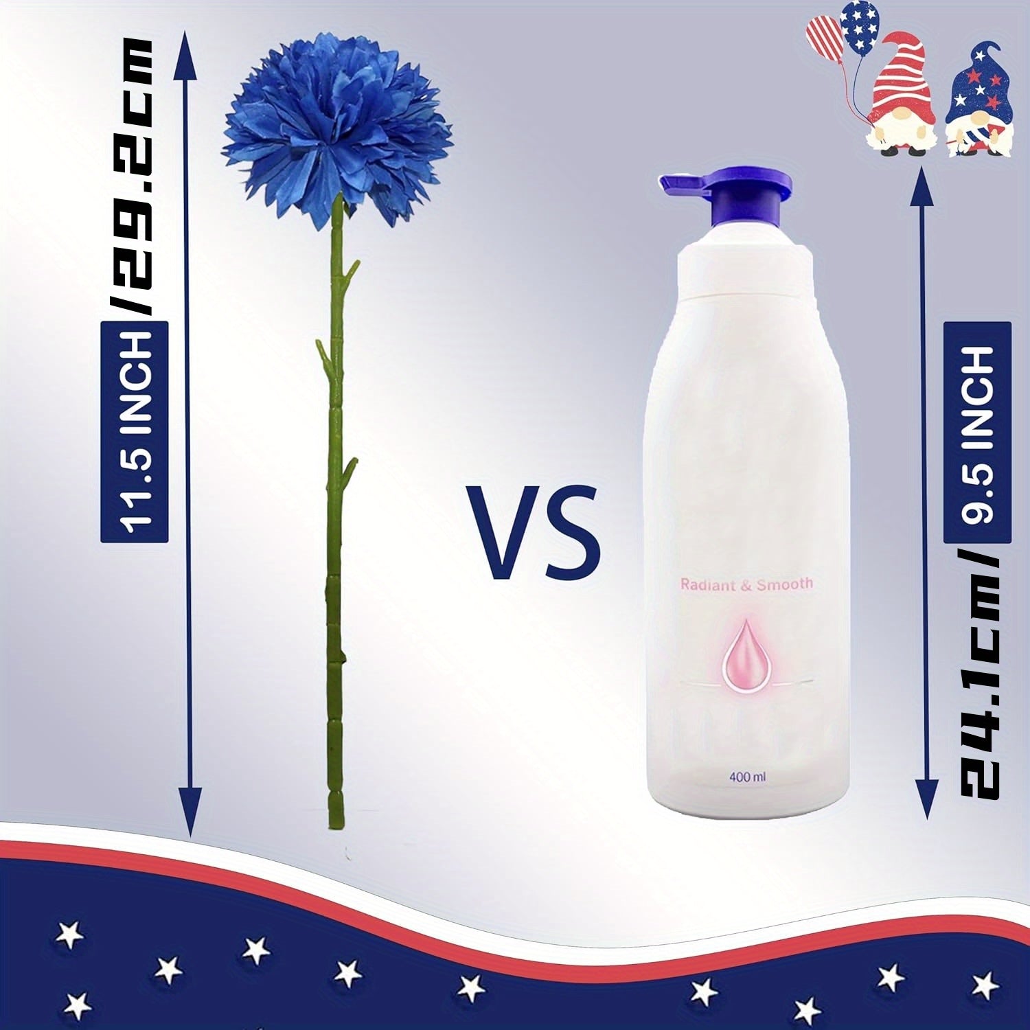 Patriotic Artificial Flowers Red White Blue Ball Chrysanthemum Bouquet | 4th Of July Memorial Family Gathering Center Vase Decoration