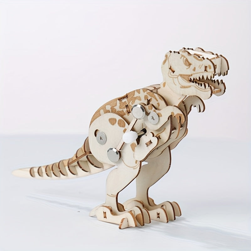 3D Walking Tyrannosaurus Rex Puzzle - 1 Piece Suitable for Adult Toys and Gifts - No Glue Required with Instructions for Desktop Ornaments