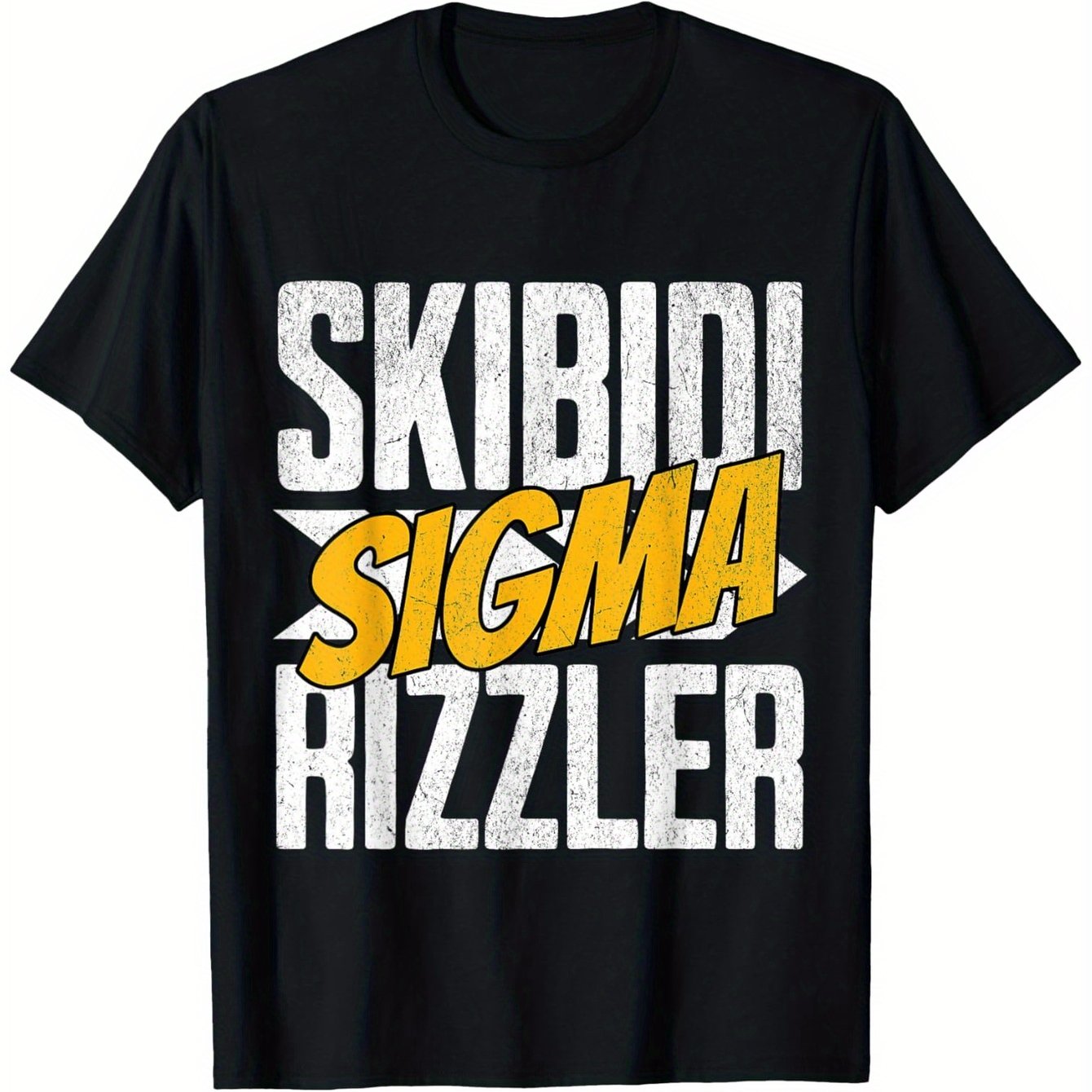 Skibidi Sigma Rizzler - Funny Brainrot Rizz Saying T-Shirt