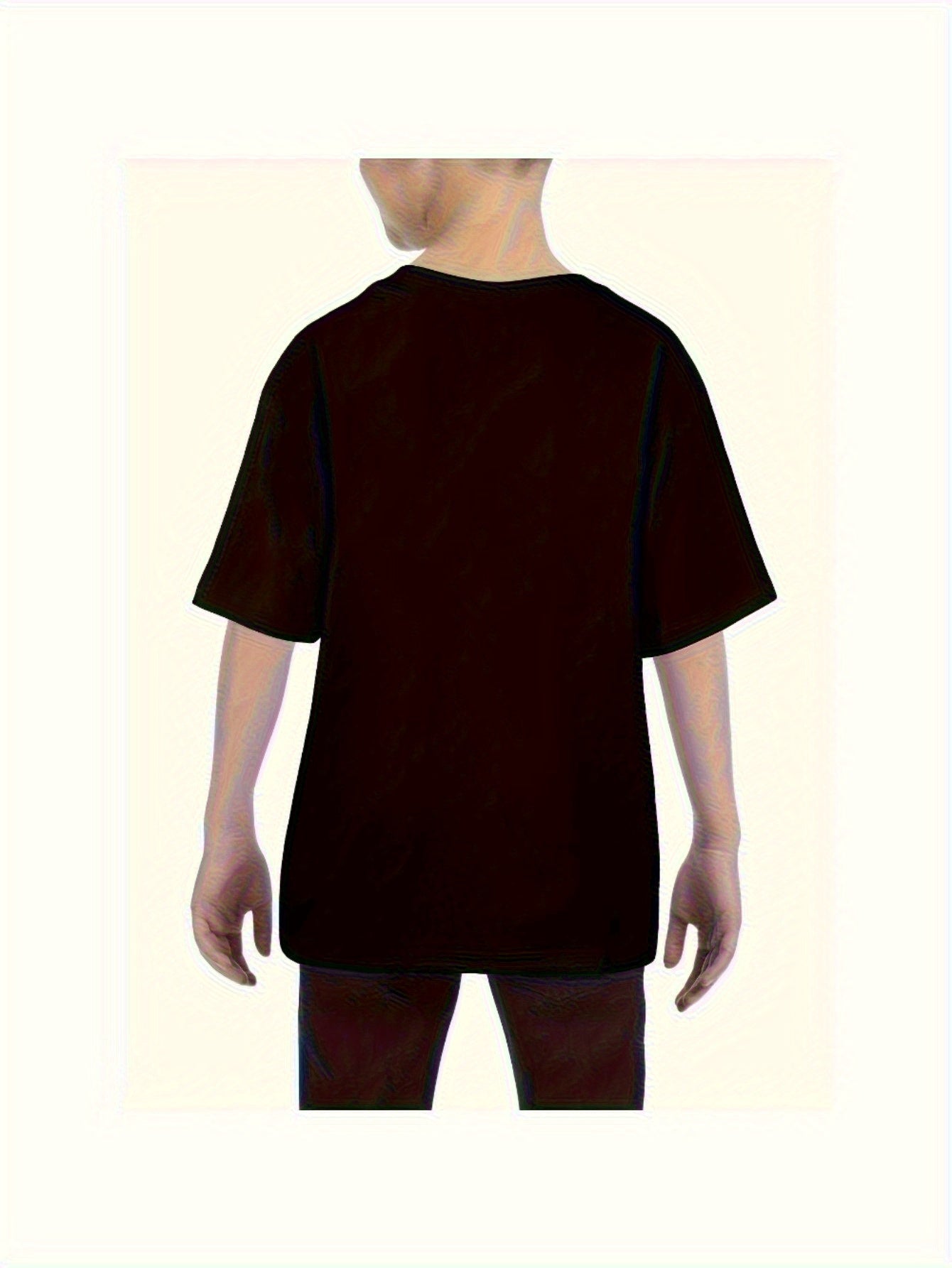 Boy Girl Italian Brainrot Meme T-Shirt, Pure Cotton T-Shirt, Crew Neck, Short Sleeve, Geometric Print, Casual Pj's, Perfect Gift for Boys & Girls