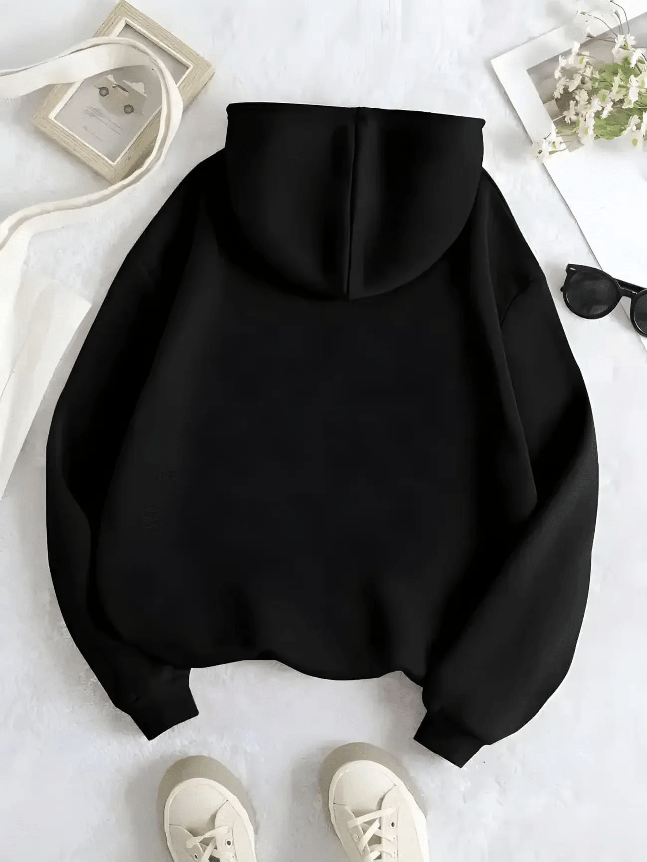 Disney Lillo and Stitch Unremitting Energy Hoodie Perfect Holiday Gift Birthday Gift for Friends and Family Beach Vacation Hoodie 260G 50% Cotton 50% Polyester Fiber