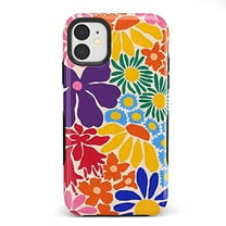 Casely iPhone Case | Flower Patch | Girly Floral | Compatible with MagSafe | Bold Protective Design