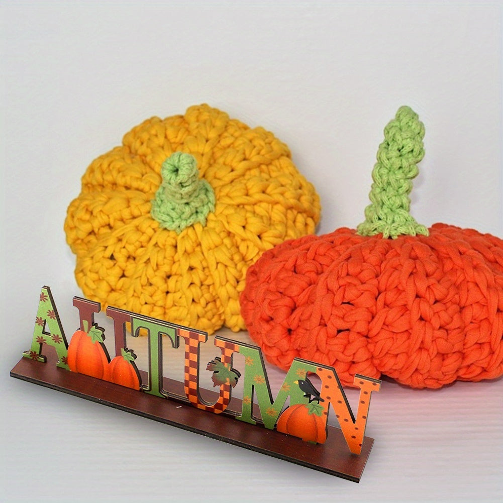 Happy Halloween Wooden Centerpiece Signs Halloween Table Decorations Pumpkin Table Centerpieces Sign for Halloween Party Dinner Coffee Table Topper Tiered Tray Decor
