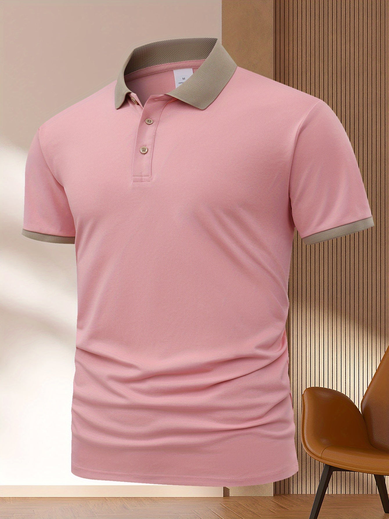 Donald Duck Cute Headprint Short-Sleeved Polo Shirt - Casual & Trendy, Lightweight Polyester, Breathable Quick-Dry Fabric, Perfect for Golf, Summer Outdoor Activities, and a Great Gift for Husbands and Friends, Golf Shirt | B