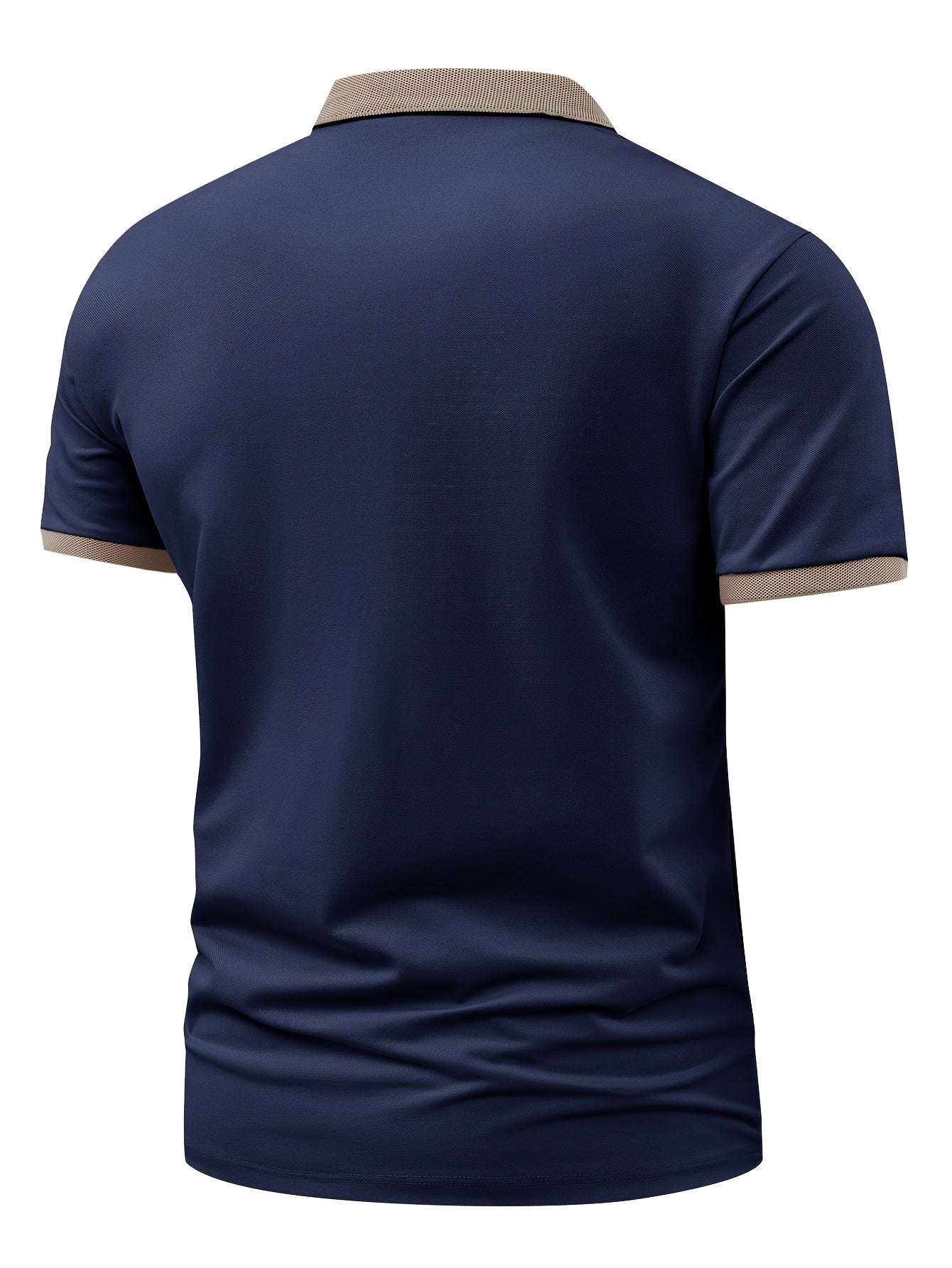 Men's Summer Short Sleeve Shirt - Black with White Geometric Lightning Bolt Design, Breathable Knit Fabric, Button-Up Collar, Sweat Absorbent Casual Sportswear for Business or Leisure, Business Casual Apparel | Geometric Patt