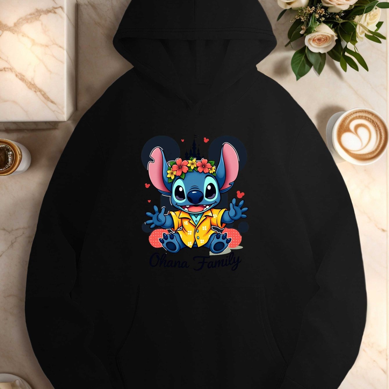 Teediy Castle Stitch Tropical Vintage Disney Design Teediy Women'S Hoodies