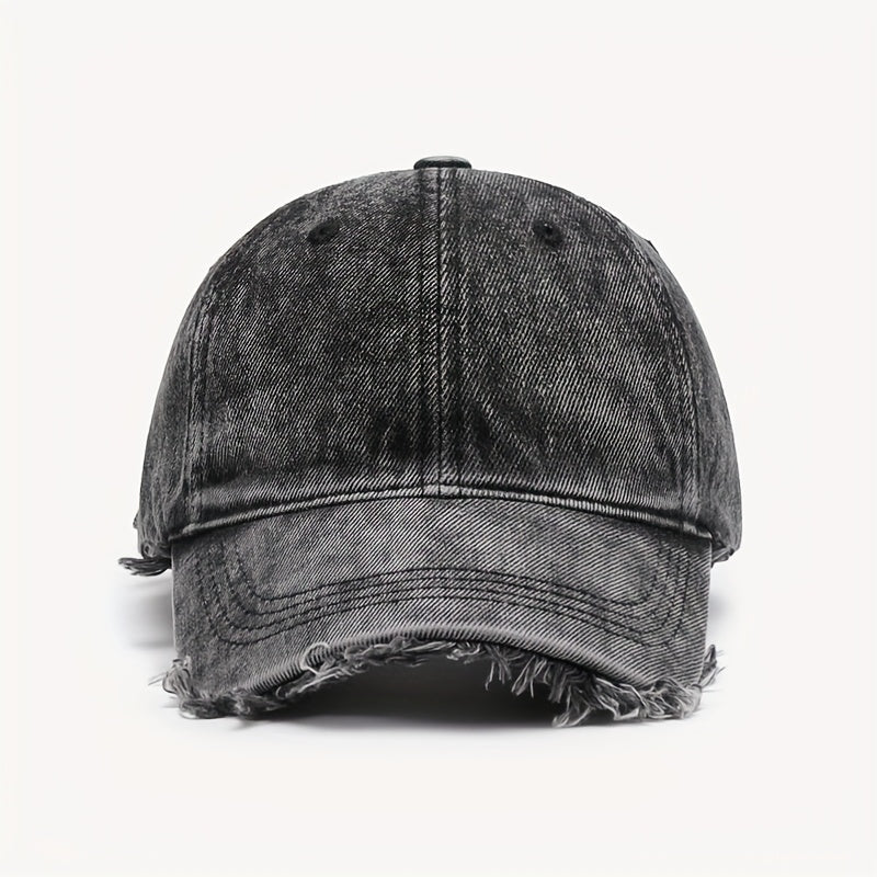 Embroidered Washed Distressed Hip Hop Street Baseball Cap High-end Graffiti Cap - Unisex Adjustable Trucker Hat | Perfect Gift